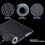 Keyboard Pad Gaming Mouse Pad RGB LED Light 31.5" x 11.8" E-Sports Gamer Mouse Pad Computer Backlit Mat Extended Thickened Non Slip for PC Laptop Desktop Mac Game Typing