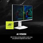 msi MAG 274QRFW X32 27-inch 2560 x 1440 (QHD) Gaming Monitor, 320Hz, Adaptive Sync, HDR Ready, HDMI, VGA Port, VESA Mountable, Tilt, 4-Side Slim Bezel, 0.5ms, White