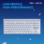 Logitech G515 Wireless Gaming Keyboard TKL, Low Profile, Kamisato Ayaka Special Edition, LIGHTSYNC RGB, Thin Tenkeyless Design, Double-Shot PBT Keycaps, Tactile Brown Mechanical Switches