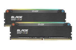 OLOy DDR4 RAM 16GB (2x8GB) Black Hairline Blade RGB 2666 MHz CL19 1.2V 288-Pin Desktop UDIMM (MD4U0826190BRKDA)