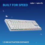 Logitech G515 Wireless Gaming Keyboard TKL, Low Profile, Kamisato Ayaka Special Edition, LIGHTSYNC RGB, Thin Tenkeyless Design, Double-Shot PBT Keycaps, Tactile Brown Mechanical Switches