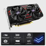 Kelinx AISURIX RX 580 Graphics Card, 2048SP, Real 8GB, GDDR5, 256 Bit, Pc Gaming Video Card, 2XDP, HDMI, PCI Express 3.0 with Freeze Fan Stop for Desktop Computer Gaming Gpu
