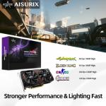 Kelinx AISURIX RX 580 Graphics Card, 2048SP, Real 8GB, GDDR5, 256 Bit, Pc Gaming Video Card, 2XDP, HDMI, PCI Express 3.0 with Freeze Fan Stop for Desktop Computer Gaming Gpu