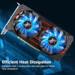 Kelinx AISURIX RX 580 Graphics Card, 2048SP, Real 8GB, GDDR5, 256 Bit, Pc Gaming Video Card, 2XDP, HDMI, PCI Express 3.0 with Freeze Fan Stop for Desktop Computer Gaming Gpu