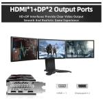 Kelinx AISURIX RX 580 Graphics Card, 2048SP, Real 8GB, GDDR5, 256 Bit, Pc Gaming Video Card, 2XDP, HDMI, PCI Express 3.0 with Freeze Fan Stop for Desktop Computer Gaming Gpu