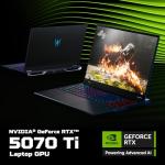 acer Predator Helios Neo 16 AI Gaming Laptop | Intel Core Ultra 9 Processor 275HX | NVIDIA GeForce RTX 5070 Ti | 16" WQXGA 240Hz G-SYNC | 16GB DDR5 | 1TB Gen 4 SSD | Killer Wi-Fi 6E | PHN16-73-92B8