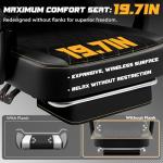 Homall Big and Tall Gaming Chair with Adjustable Lumbar Support, Breathable Fabric Ergonomic Computer Office Chair, High-Back Reclining Video Game Chair with Footrest for Adults (Black)