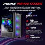 Skytech Gaming Edge Desktop PC, Ryzen 7 5700 3.7 GHz (4.6GHz), NVIDIA RTX 5060 Ti 8GB, 1TB NVMe SSD, 16GB DDR4 RAM 3200, 650W Gold PSU, Wi-Fi, Win 11