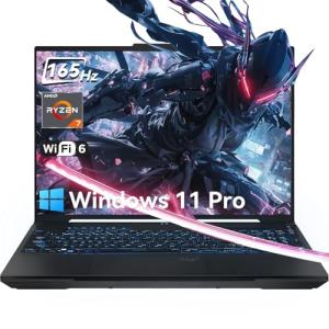 ASUS TUF A16 16" FHD 165Hz Gaming Laptop - AMD Ryzen 7 7735HS, Radeon RX 7700S, 64GB DDR5, 2TB SSD, RGB Backlit KB, Wi-Fi 6, Win11 Pro - Off Black (w/Accessories)