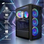 STGAubron Gaming PC Computer Desktop, AMD Ryzen 7 5700X up to 4.6G, GeForce RTX 3050 6G, 16G DDR4, 1T SSD, WiFi 6, BT 5.2, RGB Fan x4, Windows 11 Home