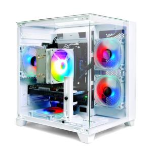 LXZ Gaming PC Desktop, I5-12400F, 2.5GHz, GeForce RTX 3050 6GB, 16GB DDR4 RAM, 1TB NVME SSD, for Gaming and Work, White