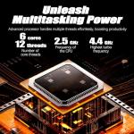 LXZ Gaming PC Desktop, I5-12400F, 2.5GHz, GeForce RTX 3050 6GB, 16GB DDR4 RAM, 1TB NVME SSD, for Gaming and Work, White