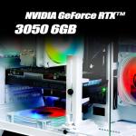 LXZ Gaming PC Desktop, I5-12400F, 2.5GHz, GeForce RTX 3050 6GB, 16GB DDR4 RAM, 1TB NVME SSD, for Gaming and Work, White