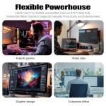 LXZ Gaming PC Desktop, I5-12400F, 2.5GHz, GeForce RTX 3050 6GB, 16GB DDR4 RAM, 1TB NVME SSD, for Gaming and Work, White