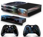 GNG DV Console Skin Decal Sticker + 2 Controller Skins compatible with Xbox One & Kinect
