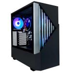 Periphio Dark Castle Prebuilt Gaming PC - AMD Ryzen 5 5600G CPU (4.4GHz Turbo) | Radeon Vega 7 iGPU (4GB) | 1TB M.2 NVMe SSD Storage | 16GB DDR4 RAM | Wi-Fi + BT | Windows 11 Gaming Desktop Computer