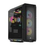 Corsair Vengeance a8200 Gaming PC – Liquid Cooled AMD Ryzen™ 7 9800X3D, NVIDIA® GeForce RTX™ 5090 GPU, 64GB Dominator Titanium RGB DDR5 Memory, 2+4TB M.2 SSD – Black