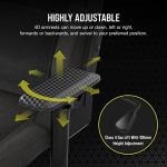 Corsair T3 Rush Fabric Gaming Chair (2023) – Racing-Inspired Design – Soft Fabric Exterior – Padded Neck Cushion – Memory Foam Lumbar Support – Adjustable Seat Height – Charcoal