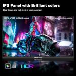 SANSUI 27 Inch WQHD 2560 x 1440 IPS Gaming Monitor, 200Hz 180Hz 1ms Computer Monitor, DP 1.2 x2 | HDMI 2.0 x2 | VESA Mount, 120% sRGB HDR Eye Care Metal Stand (DP Cable Included)