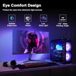 SANSUI 27 Inch WQHD 2560 x 1440 IPS Gaming Monitor, 200Hz 180Hz 1ms Computer Monitor, DP 1.2 x2 | HDMI 2.0 x2 | VESA Mount, 120% sRGB HDR Eye Care Metal Stand (DP Cable Included)