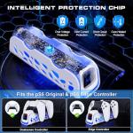 PS5 Controller Charger - Dual-Sensing Edge PS5 Charging Station with 6 LED and RGB Modes,Charging Dock is Suitable for/Slim/Pro Remote Control Accessories