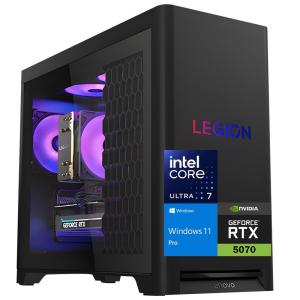Lenovo Legion Tower 5i Gaming Desktop PC - Intel Core Ultra 7 265F, NVIDIA RTX 5070 12GB GDDR7, 32GB DDR5, 2TB PCIe SSD, Legion Coldfront Cooling, Wi-Fi 6E, Win 11 Pro, KB & Mouse