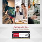 【DDR4 RAM Laptop Only】 GIGASTONE 32GB Kit (2x16GB) DDR4 3200MHz (2933MHz or 2666MHz) PC4-25600 (PC4-23400, 21300) CL22 1.2V SODIMM 260 Pin Unbuffered Non ECC High Performance Notebook Memory Upgrade