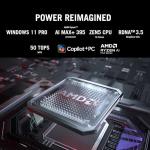 ASUS ROG Flow Z13 (2025) Gaming Laptop, 13” ROG Nebula 16:10 2.5K 180Hz/3ms, AMD Ryzen AI MAX+ 395, RDNA 3.5 Graphics, 128GB LPDDR5X 8000MHz, 1TB PCIe Gen 4 SSD, Wi-Fi 7, Win 11 Pro, GZ302EA-XS99