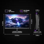 INNOCN 24.5 Inch Gaming Monitor 1440P 240Hz QHD 2K PC Desktop Gaming Screen Fast IPS HDMI 2.1 Display, DisplayPort, Built-in Speaker, 25G2S