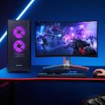 ZYNEEX Prebuilt Gaming Desktop PC, AMD Ryzen 5 5500, GeForce RTX 3050 6GB, 16GB DDR4 3200MHz RAM, 1TB NVMe SSD, ARGB Air Cooling, Wi-Fi,Tower Computer for Gaming, Streaming, Editing