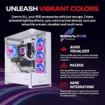 Skytech Gaming Archangel 5 Gaming PC, AMD Ryzen 7 7700X 4.5GHz, NVIDIA RTX 5070 12GB, 1TB Gen4 NVMe SSD, 32GB DDR5 RAM 6000, 750W Gold PSU, 360 ARGB AIO, Wi-Fi, Win 11, Desktop