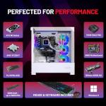 Skytech Gaming Archangel 5 Gaming PC, AMD Ryzen 7 7700X 4.5GHz, NVIDIA RTX 5070 12GB, 1TB Gen4 NVMe SSD, 32GB DDR5 RAM 6000, 750W Gold PSU, 360 ARGB AIO, Wi-Fi, Win 11, Desktop