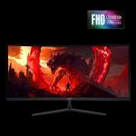 acer Nitro 29.5 Inch 1500R Curved Zero-Frame UWFHD 2560 x 1080 Gaming Monitor | AMD FreeSync Premium | Up to 200Hz | 1ms VRB | VESA Mountable | Two Display Port 1.4 & Two HDMI 2.0 | ED306C Xbmiippx