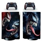 JOCHUI Console Decal Skin Super Hero Vinyl Sticker Compatible with PS5 Disk Standard Console Controllers Wrap Skins Aliens