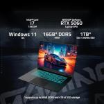 GIGABYTE - Gaming A16 Gaming Laptop - 165Hz 1920x1200 WUXGA - NVIDIA GeForce RTX 5060 - Intel i7-13620H - 1TB SSD with 16GB DDR5 RAM - Windows 11 Home AD Gaming A16 CVHI3US894SH