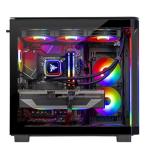Skytech Gaming King 95 Desktop PC, Ryzen 7 7800X3D 4.2 GHz (5GHz), AMD RX 9070XT 16GB, 1TB Gen4 NVMe SSD, 32GB DDR5 RAM 5600 RGB, 850W Gold PSU, 360mm ARGB AIO, Wi-Fi, Win 11