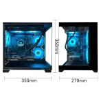 YAWYORE Gaming PC Desktop Computer, Ryzen 7 5700X,RTX 5060,32GB DDR4 RAM and 1TB M.2 NVMe SSD, 240 Liquid Cooler, ARGB Fans,Game Design Office