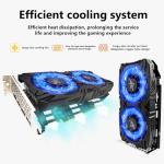 AISURIX RX 5500 8gb GDDR6 Graphics Card,128 Bit, 3XDP, HDMI, PCI Express 4.0X8, 8pin with Fan Intelligent System,Gaming PC Computer Video Cards with 3X DisplayPort +1X HDMI (5500)