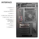 KOTIN G60B Gaming PC, AMD Ryzen 7 9700X (5.5GHz Turbo Boost), GeForce RTX 5070 12GB, 1TB Gen4 SSD, 32GB DDR5 RAM 6000MHz, 850W Gold PSU, 11.3”Display, 360mm Digital Liquid Cooler, WiFi7, Win11 Home