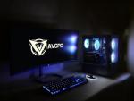AVGPC Max Gaming PC - AMD RYZEN 5 5600X 6-Core, GeForce RTX 5060, 16GB RAM, 1TB M.2 NVMe SSD, Heat-Pipe Cooler Windows 11 Black