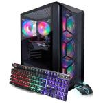 STGAubron Gaming PC Desktop Computer, AMD Ryzen 5 5500 up to 4.2G, GeForce RTX 3060 12G, 16G DDR4, 1T SSD, WiFi 6, BT 5.2, RGB Fan x4, Windows 11 Home