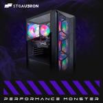 STGAubron Gaming PC Desktop Computer, AMD Ryzen 5 5500 up to 4.2G, GeForce RTX 3060 12G, 16G DDR4, 1T SSD, WiFi 6, BT 5.2, RGB Fan x4, Windows 11 Home