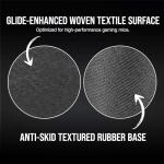 Corsair MM700 RGB Extended Cloth Gaming Mouse Pad - 36.6" x 15.8" - 360° RGB Lighting - Two USB Port Hub - Thick Rubber - Black (Renewed)