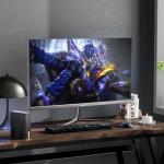 Gawfolk 24.5 Inch PC 200Hz Gaming Monitor, FHD 1080p screen, Built-in speakers,1ms without Bezel, freesync, 99% sRGB, 178 ° Angle View, HDMI、DisplayPort, Compatible with wall mounting 75*75MM - Black