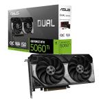 ASUS Dual GeForce RTX™ 5060 Ti 16GB GDDR7 OC Edition Graphics Card, NVIDIA, Desktop (PCIe 5.0, DLSS 4, HDMI 2.1b, DisplayPort 2.1b, 2.5-Slot, Axial-tech Fan, 0dB Technology)