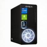 HP Omen 16L Gaming Desktop Computer PC, Intel Core i7-14700F Up to 5.4 GHz, GeForce RTX 5060 Ti, 32GB DDR5+ 1TB SSD, 3 Cooling Fans, 5.1 Surround Sound, Wi-Fi 6, Win 11 Home