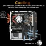 HP Omen 16L Gaming Desktop Computer PC, Intel Core i7-14700F Up to 5.4 GHz, GeForce RTX 5060 Ti, 32GB DDR5+ 1TB SSD, 3 Cooling Fans, 5.1 Surround Sound, Wi-Fi 6, Win 11 Home