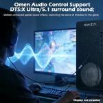 HP Omen 16L Gaming Desktop Computer PC, Intel Core i7-14700F Up to 5.4 GHz, GeForce RTX 5060 Ti, 32GB DDR5+ 1TB SSD, 3 Cooling Fans, 5.1 Surround Sound, Wi-Fi 6, Win 11 Home