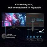 KTC 32 Inch FHD 1080p Curved Gaming Monitor - VA 1500R Curved Monitor, 165Hz 1ms MPRT, FreeSync & G-Sync, 122% sRGB, DP/HDMI, VESA, HDR10 for Gaming Home Office Business PC Monitor