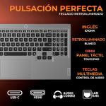 Lenovo LOQ 15.6" IPS FHD 144Hz AMD Ryzen 7 250 NVIDIA GeForce RTX 5060 AI Gaming Laptop 16GB RAM 512GB Luna Grey